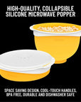 Opopop Microwave Popcorn  Variety 12Pack Gourmet Popcorn Kit Collapsible Silicone Popcorn Popper Popcorn Maker Gluten Free SnackSized Serving BPAFree and Dishwasher Safe