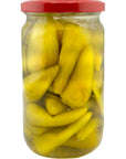 Tazah Hot Yellow Chili Peppers Pickle 158lbs 720g Kosher Pickled Spicy Peppers