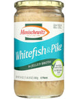 Manischewitz Whitefish and Pike in Jelled Broth Gefilte Fish 24ounce Pack of 2