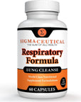 Respiratory Formula - Lung Cleanse for Smokers - Breathe Clear, Healthy & White - Lung Detox for Smokers - Respiratory Supplement for Lung Health - 60 Capsules