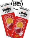 ShineWater Vitamin D Hydration Electrolyte Drink Fruit Punch 12 Pack Sugar Free Naturally Flavored Water Magnesium Zinc Vitamin B12 Folic Acid Plant Based Antioxidants Low Calorie