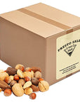 Presto Sales Mixed Nuts in Shell 160 oz  Fancy Brazil Nuts Hazelnuts Walnuts Almonds and Pecan  Raw Fresh High Protein All Natural Nuts Mix  Packed in 10 lbs Box