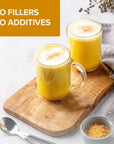 VAHDAM Golden Milk PowderTurmeric Ashwagandha Latte Mix 40 Cups 353oz100g  CaffeineFree Non GMO Gluten Free  Brew HotIced Tea Or Turmeric Latte