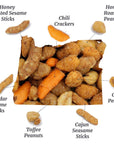 Oregon Farm Fresh Snacks Blazing Trail Sweet  Spicy Mix  Assortment of Tasty Nuts and Crunchy Crackers  Healthy and Satisfying Snack  Great Munchies for Game Night Hiking Beer Pub  16oz Pouch