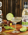 Barsmith Bar Essentials Sweetened Lime Juice MouthPuckering Lime Flavor for the Perfect Gimlet 127oz Bottle Pack of 6