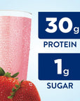 Ensure Max Protein Nutrition Shake with 30g of Protein 1g of Sugar High Protein Shake Creamy Strawberry 11 fl oz Pack of 12