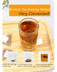 Premium Burdock Root Tea Bags60 Tea Bags64Oz100 Natural Burdock TeaNo AdditivesCaffeine Free