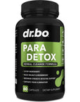 para Cleanse Human Detox Guard - Intestinal Pills Support for Humans Pro Gut Health Intestine Supplement Anti Complex Adults & Kids Herbal Wormwood Black Walnut Cloves 60 Capsules