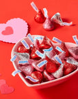 Hershys Kisses Heart Shaped Mothers Day Chocolate Candy For Gift Box 65oz 2PK  Candy Individually Wrapped  Chocolate Candy Treats Snacks For Mom