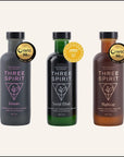 Three Spirit NonAlcoholic Alternative Spirits  Starter Gift Set  Choose Your Mood For Every Occasion  With Adaptogens  Nootropics  Livener Elixir  Nightcap  Award Winning Gluten Free  Vegan