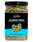 Pumpkin Seeds Pepitas Roasted Unsalted - 32 oz - 2 lbs | Healthy Snack | Vegan, Keto Diet Friendly | Hand-Picked | Kosher Certified | Pumpkin Seed | Jaybee's Nuts