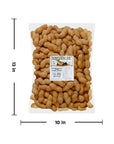 Naturalee Peanuts In Shell 2 lbs  Roasted No Salt  Natural Healthy Snack