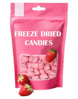 Freeze Dried Candy 11 oz Mini Bursts All Pink Flavour Punch Fruit Strawberry AllPinks Treat Snack Deliciously Crunchy Intense Gift Resealable Bag TikTok Trends Lightweight FreezeDried Hard Candies