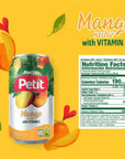 Petit - Mango Nectar - Recyclable Can - 330 ml - Pack of 24