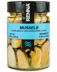 Renna Succulent Mussels in Sunflower Oil Product of Italy 1058 oz Experience the Taste of the Mediterranean Seafood