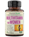 Multivitamin for Women - Womens Multivitamin & Multimineral Supplement for Energy, Focus, Mood, Hair, Skin & Nails - Womens Daily Multivitamins A, C, D, E, B12, Zinc, Calcium & More. Women's Vitamins