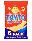 Tayto Cheese & Onion Chips 25g x 6 Pack by Tayto