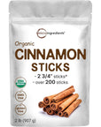 Organic Whole Cinnamon Stick - 2lbs