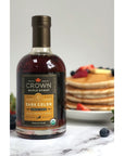 Crown Maple Dark Color Robust Taste Organic Maple Syrup 127 Fl Oz 100 Pure Enhance Cocktails Marinades and Pancakes