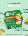 Gerber Organic Grain & Grow Morning Bowl, Oats, Barley & Red Quinoa With Banana & Summer Berries, 4.5 Ounce (Pack of 8)