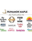 Runamok Pecan Wood Smoked Maple Syrup Organic  Authentic  Real Vermont Maple Syrup  Pure Strong Flavor  Great for BBQ Broiled Salmon Vinaigrettes  Cocktails  845 Fl Oz 250mL