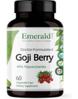 Emerald Labs Goji Berry - Dietary Supplement with Polysaccharides Lycium Barbarum for Liver Cleanse, Energy Booster, and Immune Function - 60 Vegetable Capsules