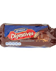 McVities Milk Chocolate Digestives Roll 266gram 2pack Imported from UK