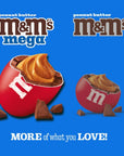 MMS Mega Peanut Butter Milk Chocolate Candy Share Size 24 Count Bulk Box