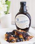 Blackberry Patch 3 Ingredient Blueberry Syrup Two Pack 8oz  Made in Small Batches  All Natural Fruit Syrup  Perfect for Breakfast or Dessert  Syrup for Pancakes Waffles  2 Pack 16 oz Total