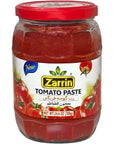 Zarrin  Tomato Paste in a glass jar 246 oz 700g Product of Turkey No Preservatives