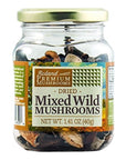 Roland Foods Premium Dried Mixed Wild Mushrooms Specialty Imported Food 141Ounce Jar