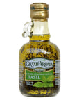 Mantova Grand'Aroma Basil Flavored Extra Virgin Olive Oil, 8.5 Fl. oz. (Pack of 1)