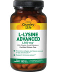 Country Life L-Lysine Advanced 1