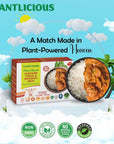 Plantlicious Ready to Eat Plant based Meals Chicken Tikka  Basmati Rice Pack of 6 1234 Ounce  Prepackaged Lunch or Dinner Microwavable Meal Kit Ready in 90 Seconds