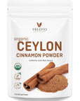 VELOTO Ceylon Cinnamon Powder Organic Cinnamon Powder for Purity, Gluten Free, Vegan, 2lb