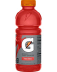 Gatorade Sports Drink Fruit Punch 20Ounce Wide MouthBottles Pack of 24