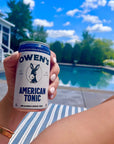 Owens American Tonic Premium Cocktail Mixer Made with Real Quinine and a Unique Zesty Finish  82oz Cans 24 pack