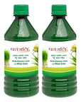 Patanjali AmlaAloevera Juice with Wheatgrass Juice 500ml  1690 fl oz  Pack of 2