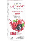 WonderSlim FAST BOOST Energy Drink Mix with B12, Berry