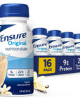 Ensure Original Vanilla Nutrition Shake | Meal Replacement Shake | 16 Pack