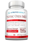 Approved Science Nitric Oxide MD™ - Muscle Development, Lean Body Mass, Improve Oxygen Supply, Boost Energy - 90 Capsules - 1 Bottle