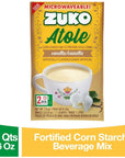 Zuko Atole Vanilla Instant Corn Starch Mix  Fortified with Vitamins  Just Add Hot Water  Microwaveable In Only 2 Minutes  16 Ounce Pack of 24