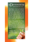 Davidsons Organics Spiced Raspberry 25count Tea Bags Pack of 6