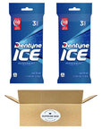 Dentyne Ice SugarFree Gum Peppermint 48 Count  Pack of 2 96 ct in total