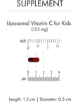 Dr. Mercola Liposomal Vitamin C for Kids, 30 Servings (30 Capsules), Dietary Supplement, Antioxidant Support, Non-GMO