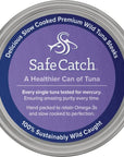 Safe Catch Elite Garlic Herb Canned Wild Skipjack Tuna Fish Can Seasoned Lowest Mercury NonGMO Paleo Whole 30 High Protein Food 5oz 6Pack