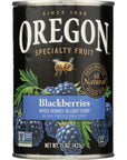 Oregon Fruit Products Canned Fruits Blackberries in Light Syrup 15oz Pack of 3