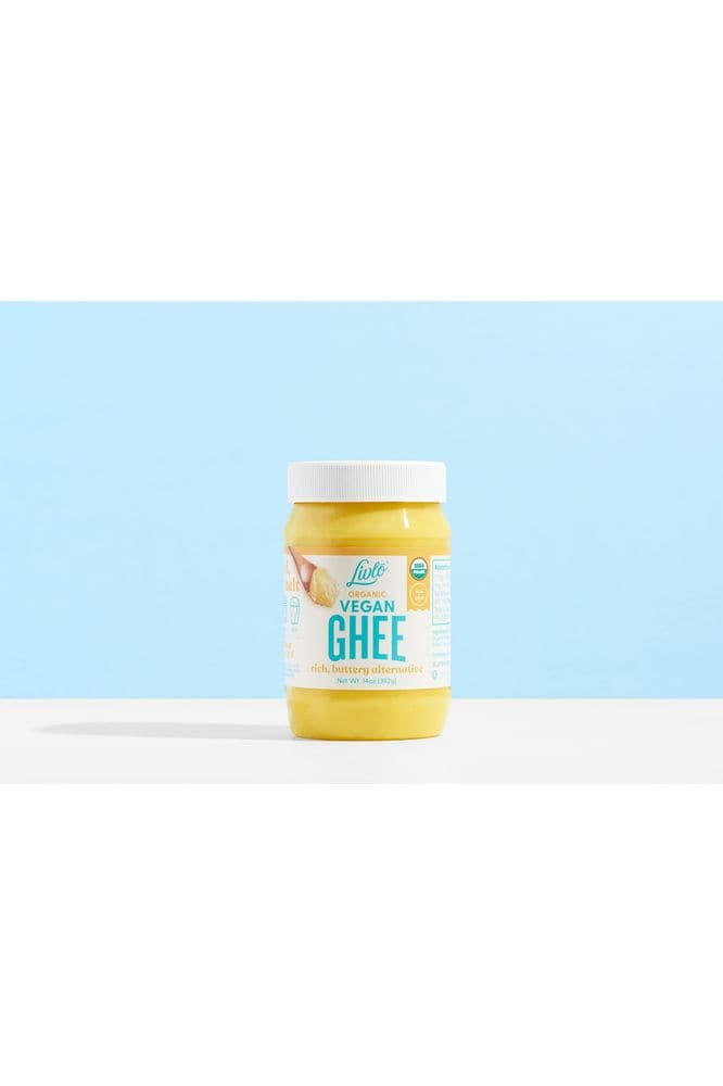 Livlo Organic Vegan Ghee - Plant Based Butter - No Refrigeration Necessary - Dairy Free, Soy Free, Gluten Free Substitute to Ghee and Butter - 14 oz.