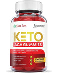 Justified Laboratories (3 Pack) Sure Slim Keto ACV Gummies 1000MG - 180 Gummys