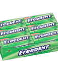 Wrigleys Freedent Peppermint Gum 15Stick Pack 12 Packs